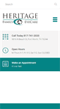 Mobile Screenshot of heritage-eyecare.com
